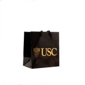 USC Trojans Black Shield Medium Gift Bag